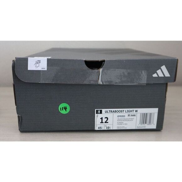 Adidas GY9353 Women's Sz 12 Core Black/White UltraBoost Light Running Shoes - Picture 12 of 12